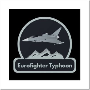 Eurofighter Typhoon Jet Fighter Posters and Art